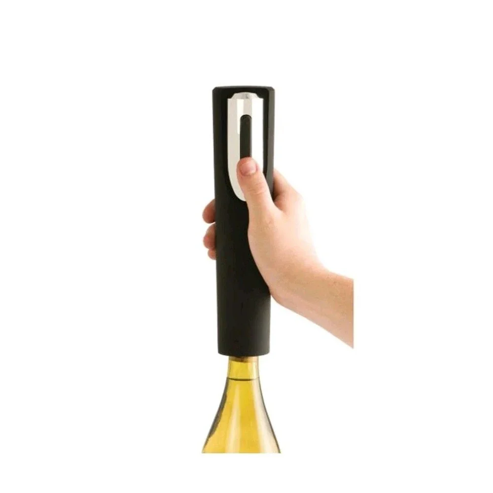 Electric Wine Bottle Opener Battery Corkscrew Wine Bottle Opener, Black